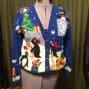 Vintage Christmas sweater by Signatures by Northern Isle size s